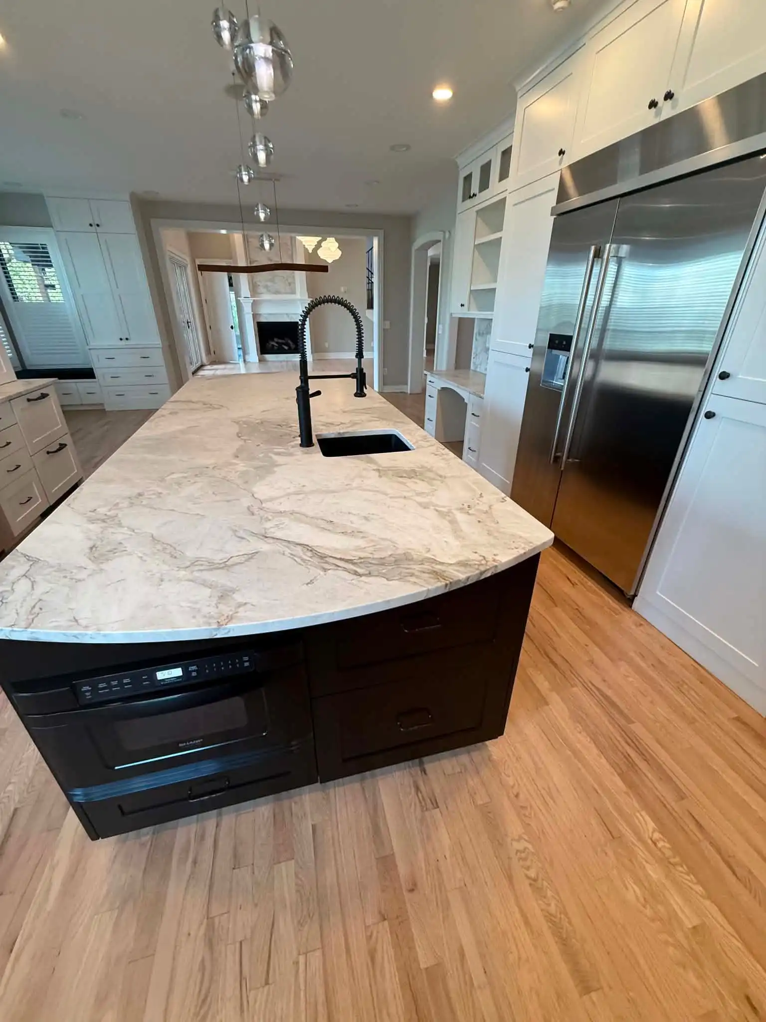 Home Remodeling in Denver 8 Modern-kitchen-marble-countertop-stainless-steel_denver Colorado