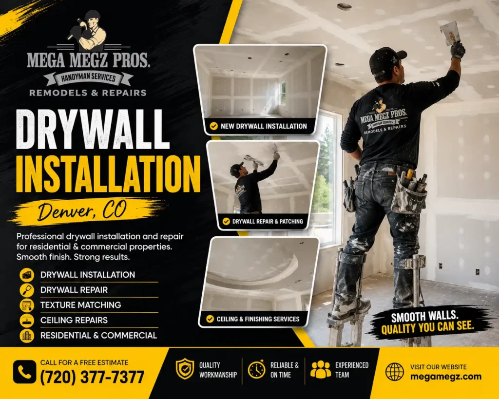 Drywall Installation Denver CO : Complete Homeowner Guide for 2026 2 Drywall Installation Denver co