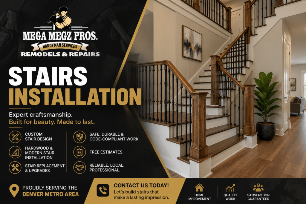 Stairs Installation Colorado 1 stairs installation colorado